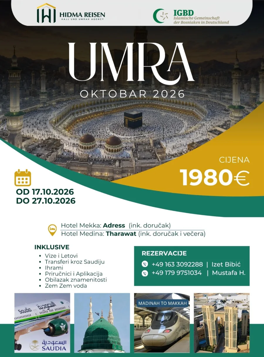 Plakat: Umra oktobar 2026