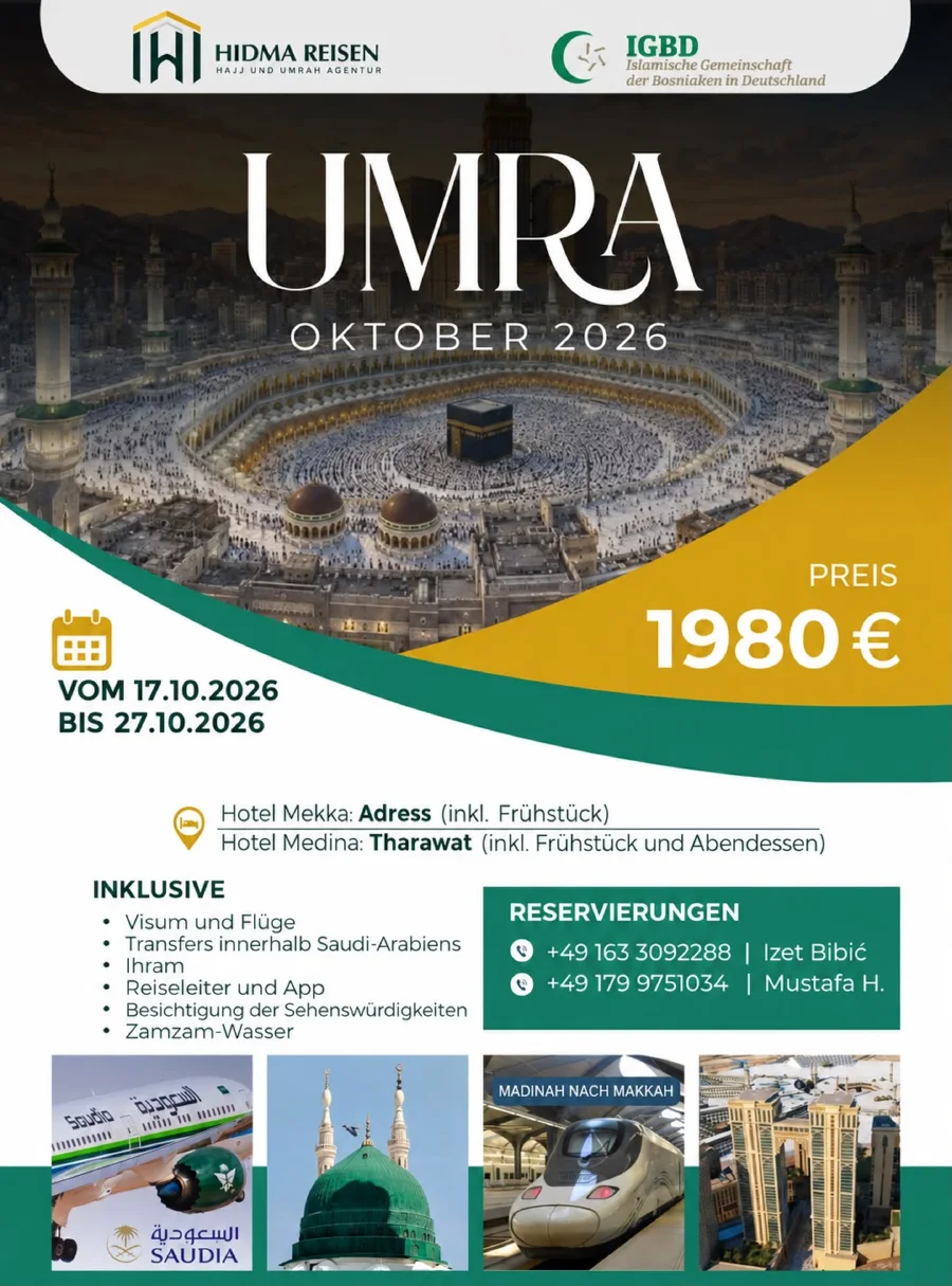 Flyer: Umrah October 2026
