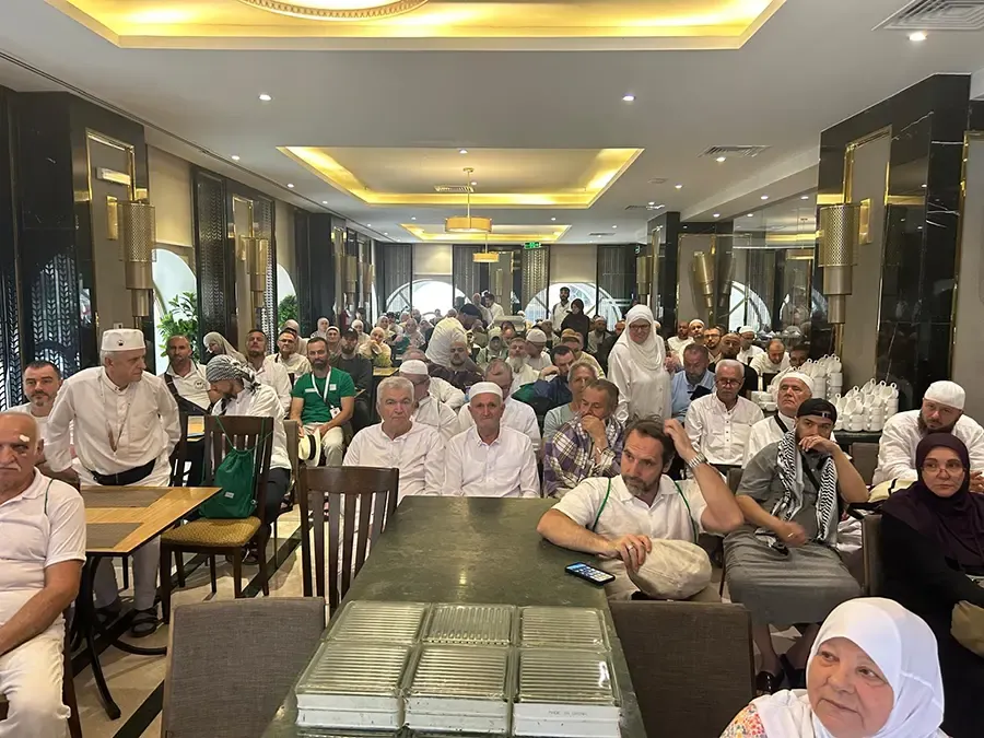 Lecture during the trip